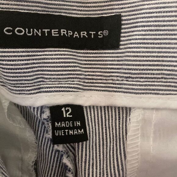 Counterparts blue and white pants, size 12 - Picture 4 of 6